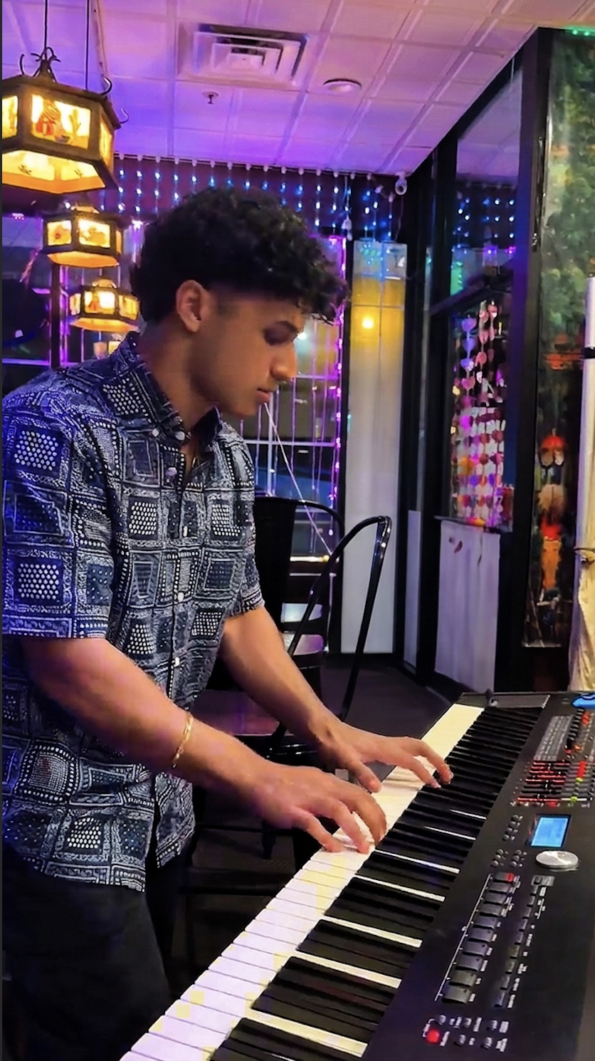Joshua Samuel performing